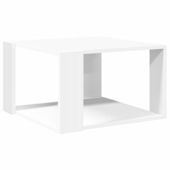 Salontafel 51,5x51,5x30 cm bewerkt hout wit 6