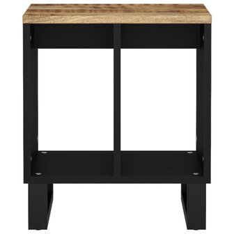 Bijzettafel 40x31x46 cm massief mangohout en bewerkt hout 4