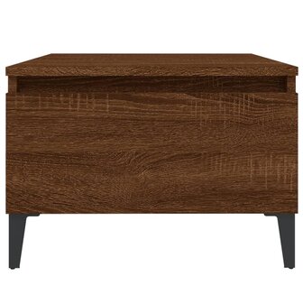 Bijzettafel 50x46x35 cm bewerkt hout bruin eikenkleur 6