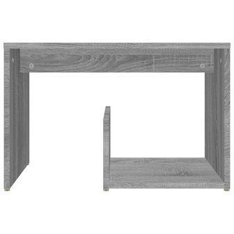 Bijzettafel 59x36x38 cm bewerkt hout grijs sonoma eikenkleurig 4