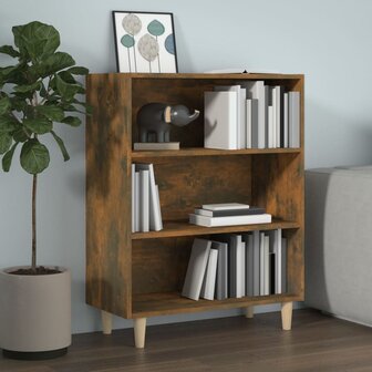 Dressoir 69,5x32,5x90 cm bewerkt hout gerookt eikenkleurig 1
