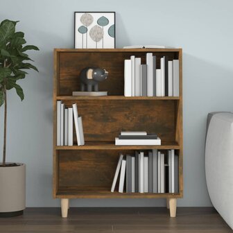 Dressoir 69,5x32,5x90 cm bewerkt hout gerookt eikenkleurig 5