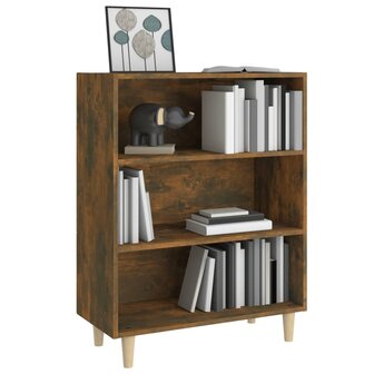 Dressoir 69,5x32,5x90 cm bewerkt hout gerookt eikenkleurig 6
