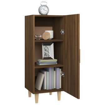 Dressoir 34,5x34x90 cm bewerkt hout bruin eikenkleur 4