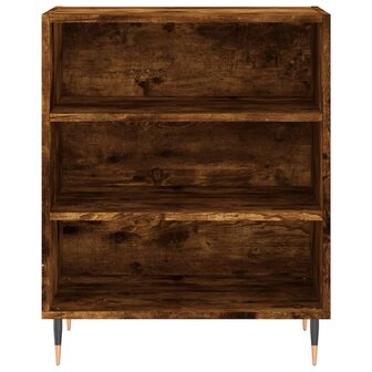 Dressoir 57x35x70 cm bewerkt hout gerookt eikenkleurig 4