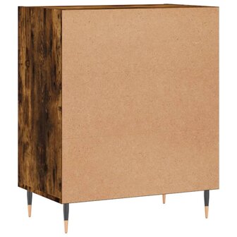 Dressoir 57x35x70 cm bewerkt hout gerookt eikenkleurig 6