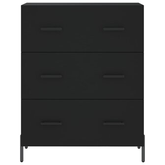 Dressoir 69,5x34x90 cm bewerkt hout zwart 5