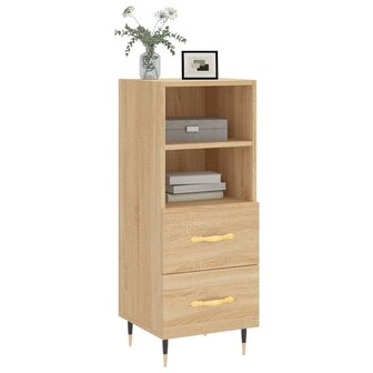Dressoir 34,5x34x90 cm bewerkt hout sonoma eiken 3