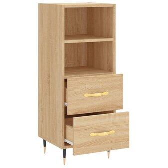 Dressoir 34,5x34x90 cm bewerkt hout sonoma eiken 5