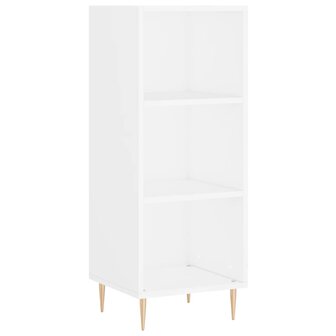 Dressoir 34,5x32,5x90 cm bewerkt hout wit 2