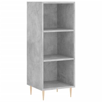 Dressoir 34,5x32,5x90 cm bewerkt hout betongrijs 2