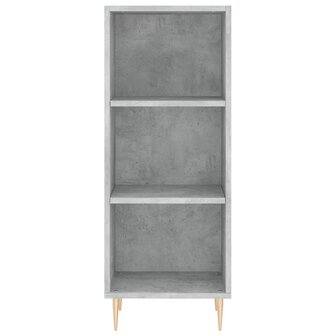 Dressoir 34,5x32,5x90 cm bewerkt hout betongrijs 4