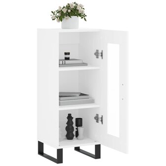 Dressoir 34,5x34x90 cm bewerkt hout wit 4
