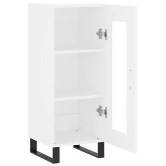 Dressoir 34,5x34x90 cm bewerkt hout wit 6