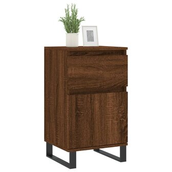 Dressoir 40x35x70 cm bewerkt hout bruin eikenkleur 3