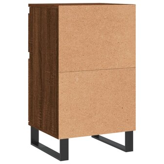 Dressoir 40x35x70 cm bewerkt hout bruin eikenkleur 8