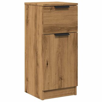Dressoir 30x30x70 cm bewerkt hout artisanaal eikenkleur 2