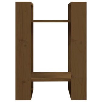 Boekenkast/kamerscherm 41x35x57 cm grenenhout honingbruin 3