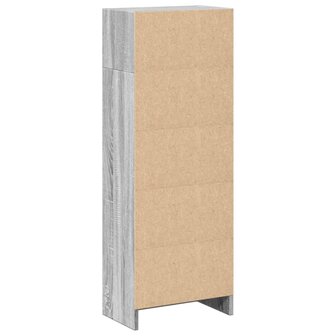 Boekenkast 40x24x109 cm bewerkt hout grijs sonoma eikenkleurig 6