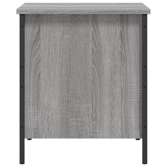 Opbergbankje 40x42,5x50 cm bewerkt hout grijs sonoma eikenkleur 8