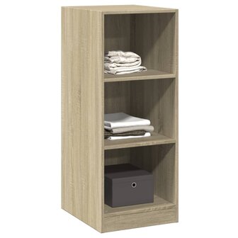 Kledingkast 48x41x102 cm bewerkt hout sonoma eikenkleurig 4