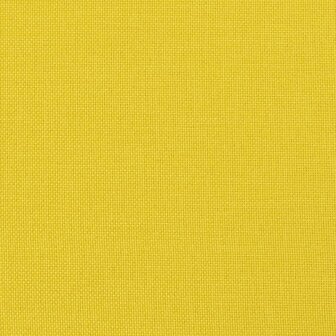 Driezitsbank met sierkussens 180 cm stof lichtgeel 7