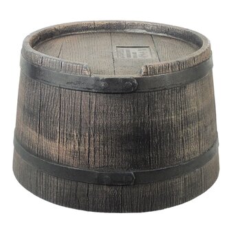 Nature Standaard voor regenton met hout-look 45x28,5 cm bruin  1