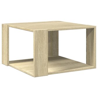 Salontafel 51,5x51,5x30 cm bewerkt hout sonoma eikenkleurig 6