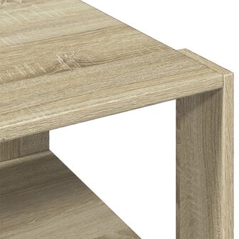 Salontafel 51,5x51,5x30 cm bewerkt hout sonoma eikenkleurig 7