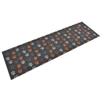 Keukenmat wasbaar potenprint 60x180 cm fluweel 1
