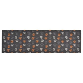 Keukenmat wasbaar potenprint 60x180 cm fluweel 2