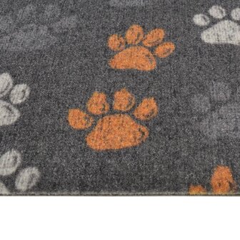Keukenmat wasbaar potenprint 60x180 cm fluweel 4
