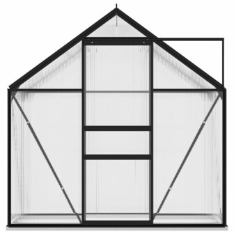 Tuinkas 1,33 m&sup2; aluminium antracietkleurig 4