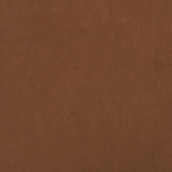 Hocker rond fluweel bruin 5
