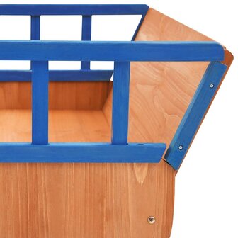 Zandbak piratenschip 190x94,5x101 cm vurenhout 7