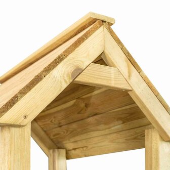 Speelhuis 285x305x226,5 cm ge&iuml;mpregneerd grenenhout 4