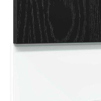 Vaatwasserpaneel 45x1,5x67 cm bewerkt hout zwart eiken 7