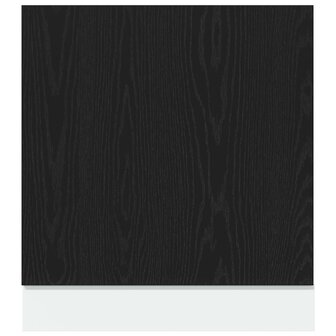 Vaatwasserpaneel 60x1,5x67 cm bewerkt hout zwart eiken 4