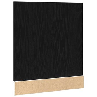 Vaatwasserpaneel 60x1,5x67 cm bewerkt hout zwart eiken 6