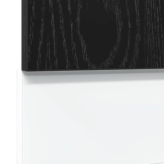Vaatwasserpaneel 60x1,5x67 cm bewerkt hout zwart eiken 7