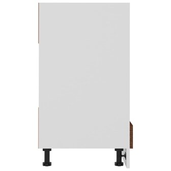 Ovenkast Riga 60x46x81,5 cm bewerkt hout bruin eikenkleur 6