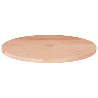 Tafelblad rond &Oslash;30x1,5 cm onbehandeld massief eikenhout 1