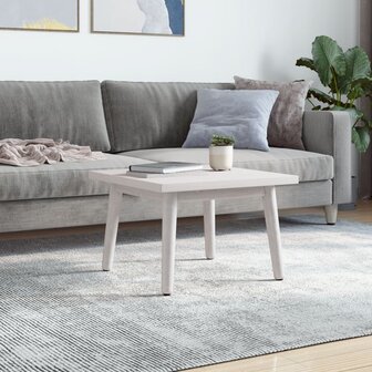 Tafelblad vierkant 40x40x2,5 cm massief grenenhout wit 2