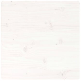 Tafelblad vierkant 40x40x2,5 cm massief grenenhout wit 4