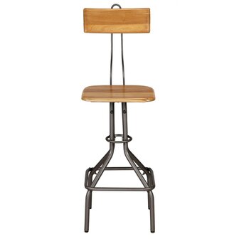 Barset massief gerecycled teakhout 3-delig 9