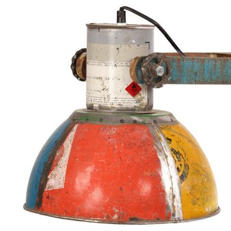 Hanglamp industrieel 25 W E27 111 cm meerkleurig 6