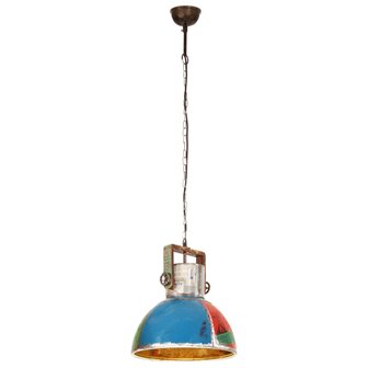 Hanglamp industrieel rond 25 W E27 40 cm meerkleurig 4
