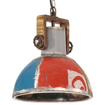 Hanglamp industrieel rond 25 W E27 30 cm meerkleurig 1