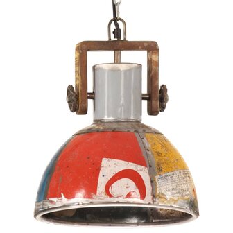 Hanglamp industrieel rond 25 W E27 30 cm meerkleurig 2