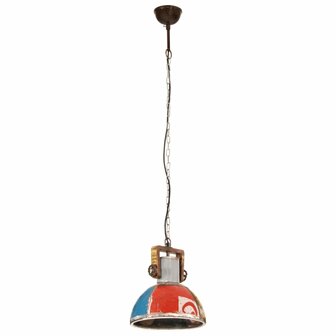 Hanglamp industrieel rond 25 W E27 30 cm meerkleurig 5